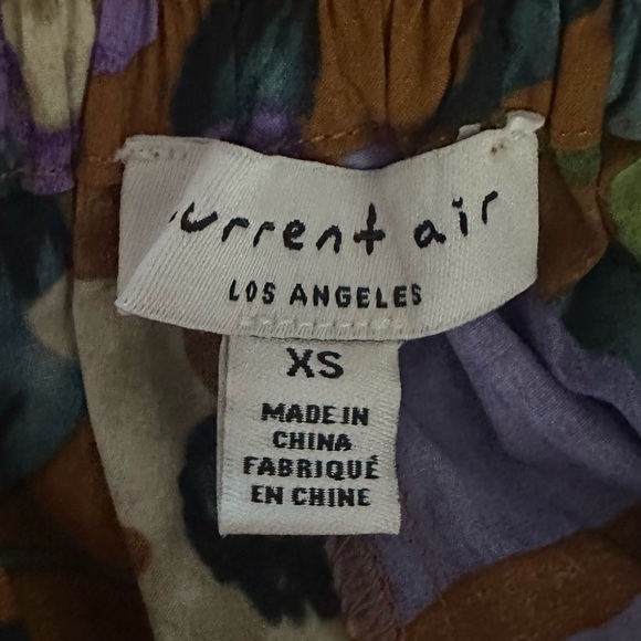 Anthropologie‎ Current Air Odette Floral Wide Leg Pants XS Boho Festival - Picture 9 of 11